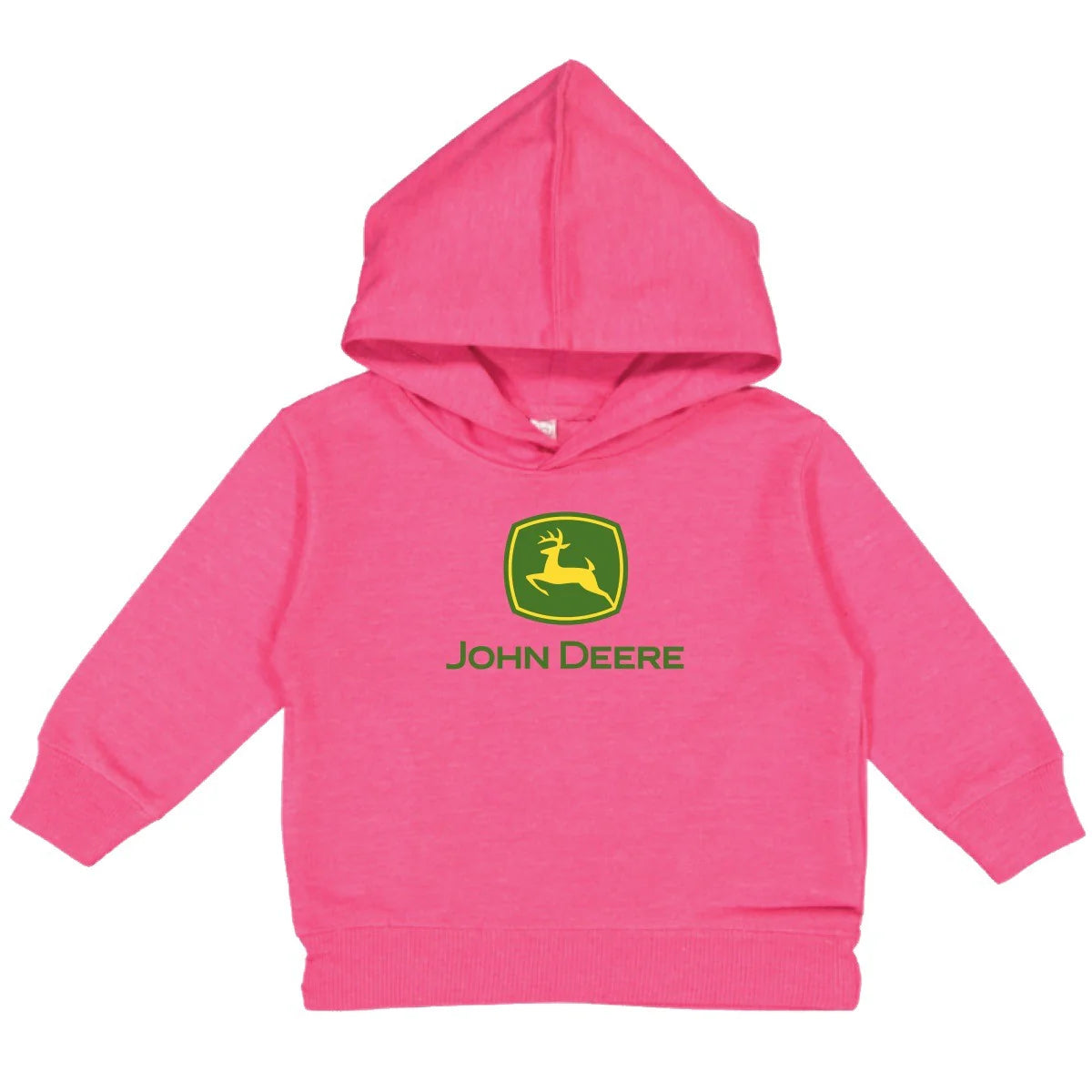 John Deere Girl's Hoodie - Hot Pink