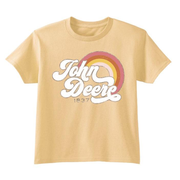 John Deere Kids Rainbow Tee - Yellow
