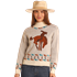 Panhandle Women's Bronco Long Sleeve Sweater - Cream