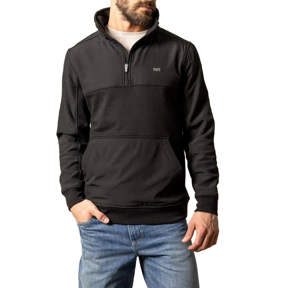 Kimes Men's La Rue Long Sleeve Sweater - Black