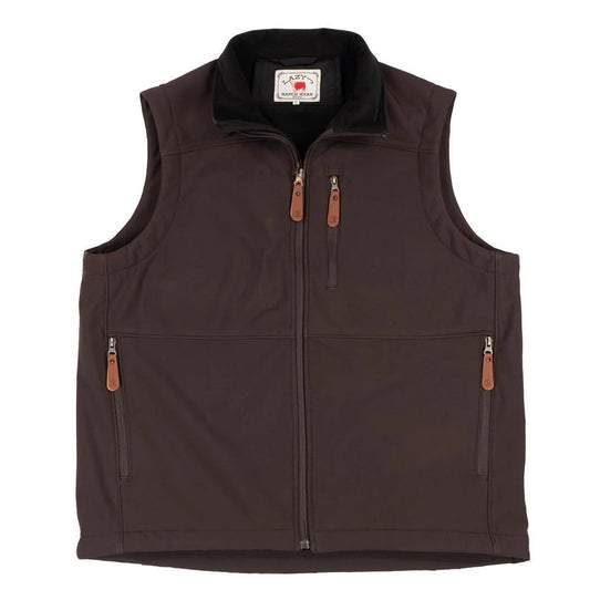 Lazy J Men's Bonded Vest- Brown