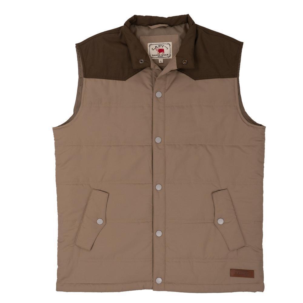 Lazy J Ranch Retro Arena Vest - Brown