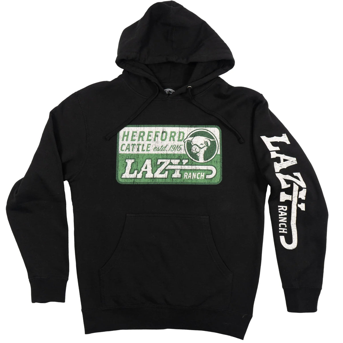 Lazy J Ranch Shafter Long Sleeve Hoodie - Black
