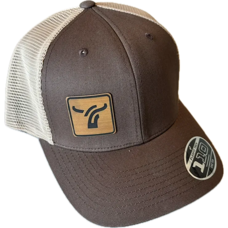 B8 Ranch Leatherette Logo Bi Colour Cap - Multiple Colour Combinations