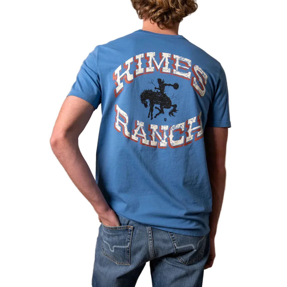 Kimes Men's Lucky B Bucking Short Sleeve Tee Shirt- Multiple Colours