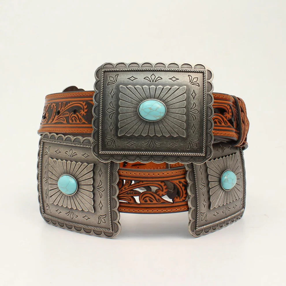 Ariat Women's Rectangular Concho Western Belt