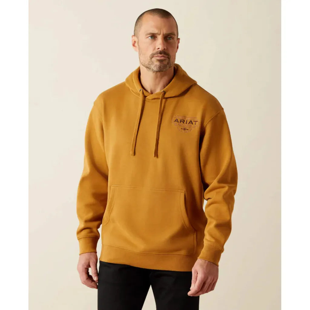 Ariat Men's Southwest Simple Hoodie - Bone Brown