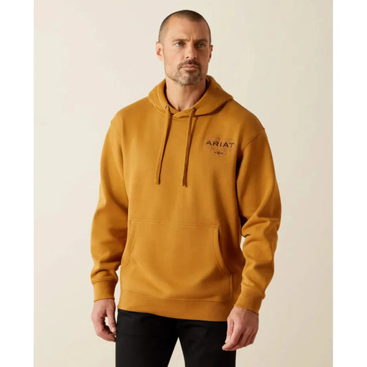 Ariat Men's Southwest Simple Hoodie - Bone Brown