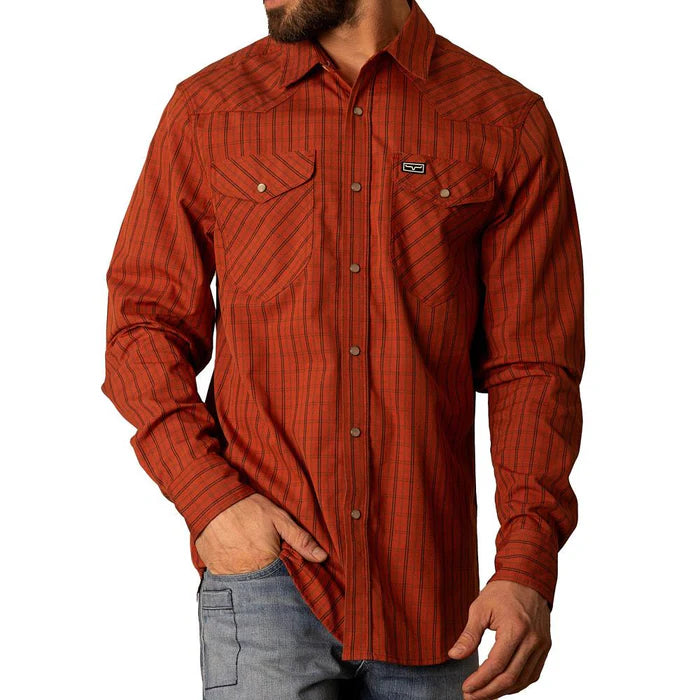 Kimes Men's Long Sleeve Smalls Dress Shirt - Multiple Colours