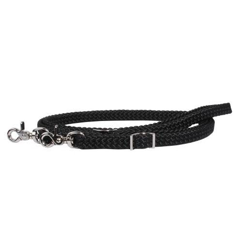 Professional's Choice Roping Reins 5/8 Braid Black