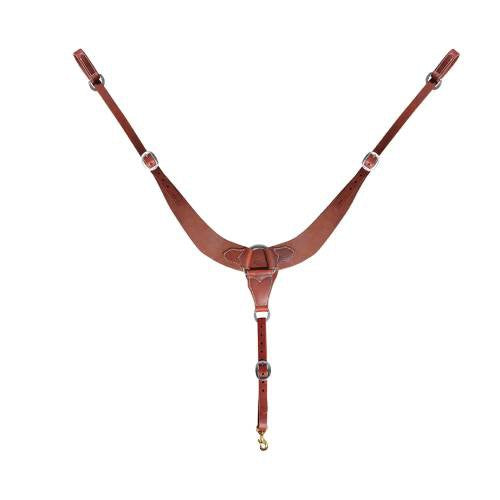 Professional's Choice Pulling Breast Collar OIled R/O - Irvine Tack & Western Wear
