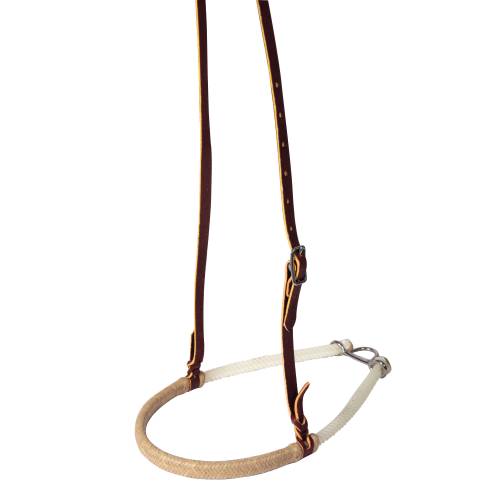 Professionals Choice Braided Rawhide Double Rope Noseband