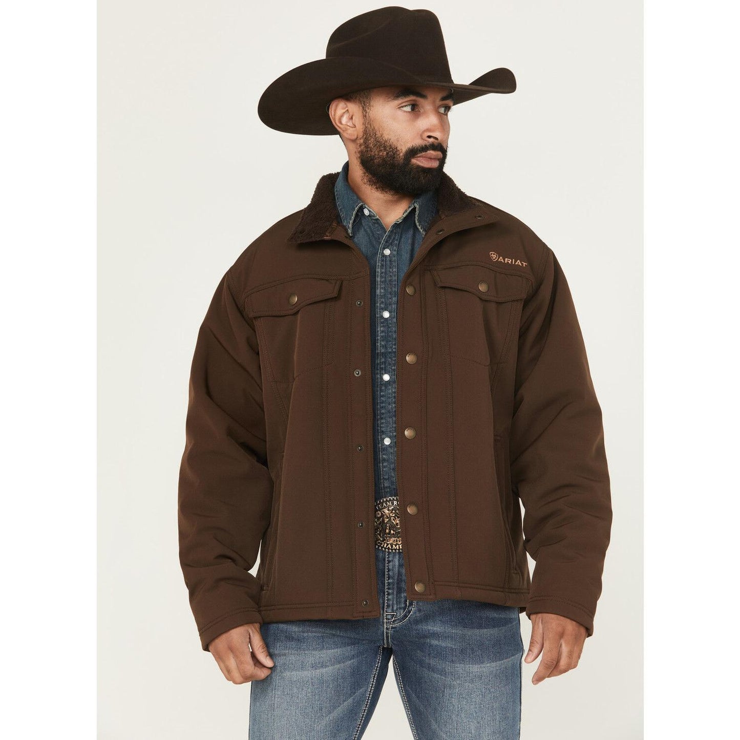 Ariat Men's Vernon Sherpa 2.0 Jacket - Dark Brown