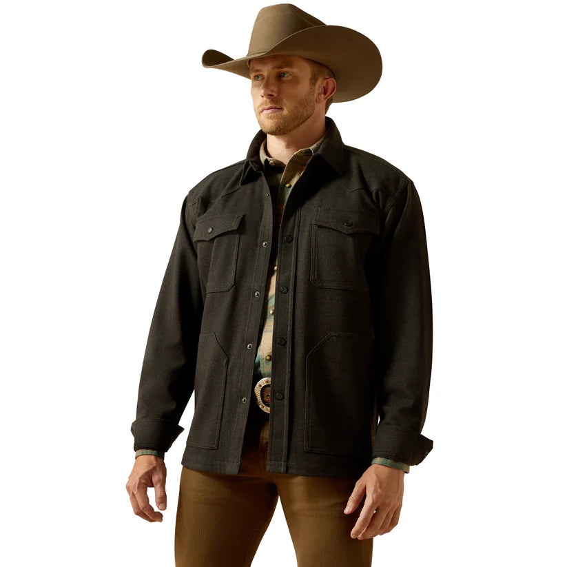 Ariat Men's Cattleman Shirt Jacket - Black