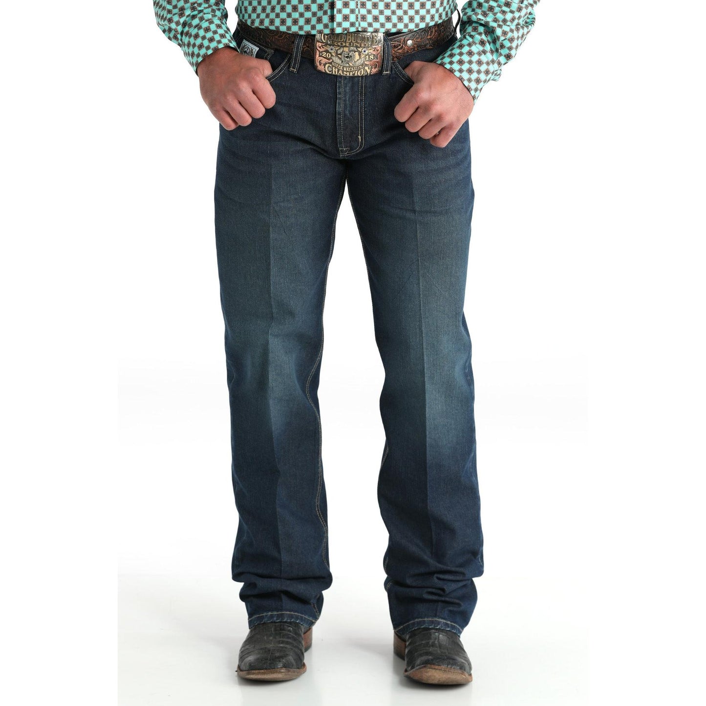 Cinch Men's White Label Dark Wash Jeans - Indigo