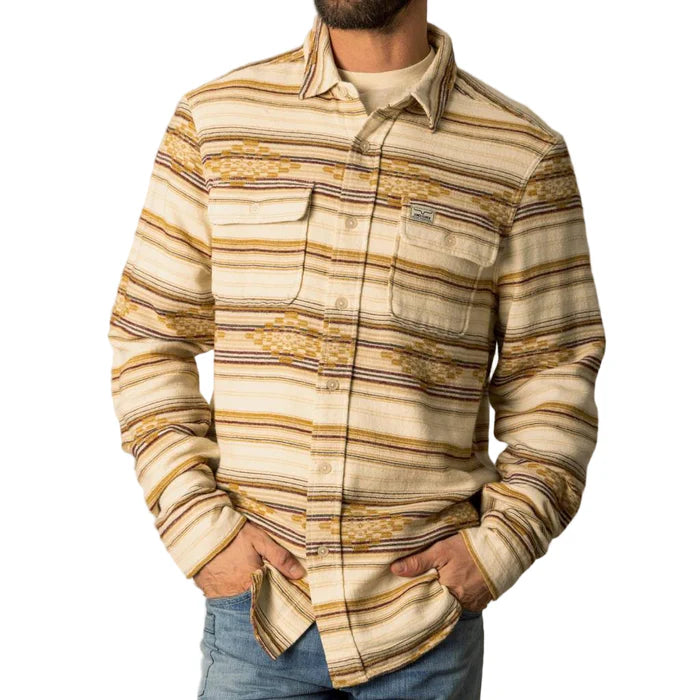 Kimes Men's Bisbee Long Sleeve Shirt - Natural