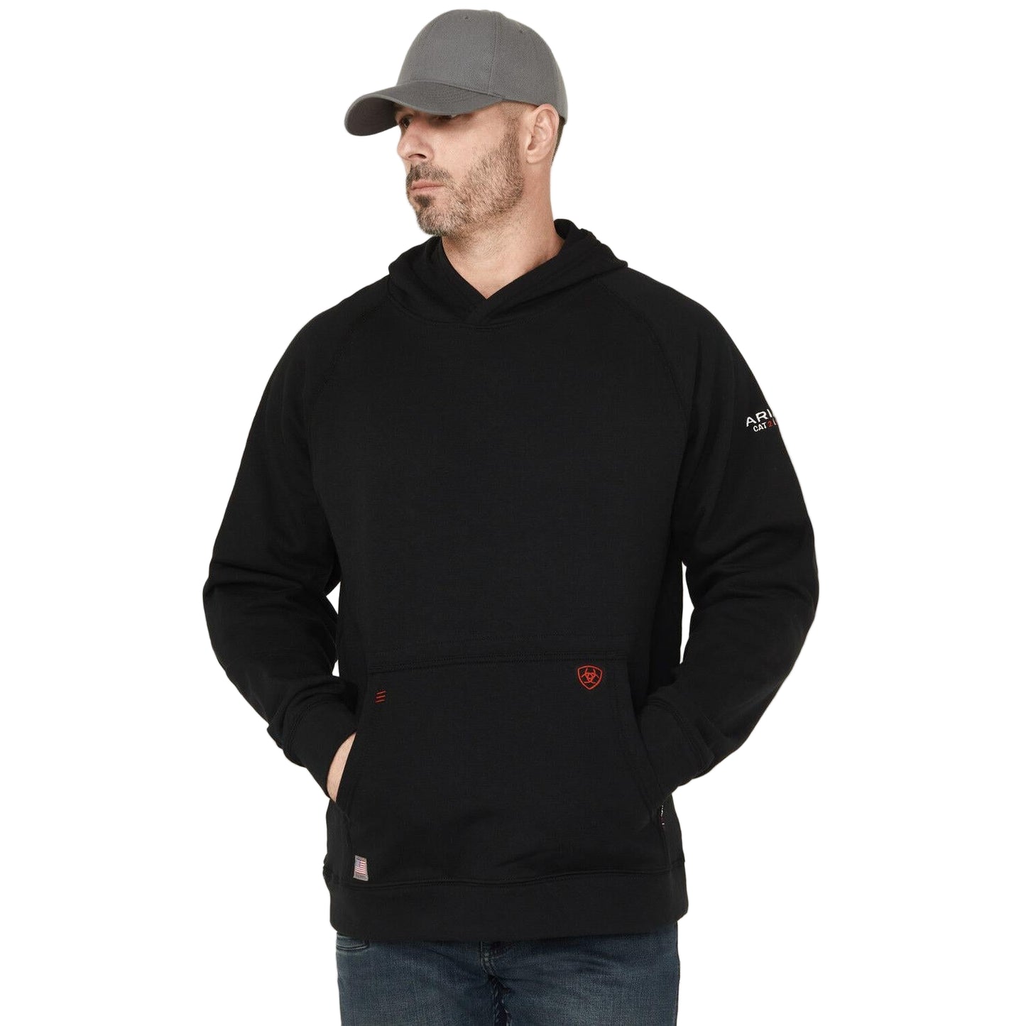 Ariat Men's FR DuraStretch Hard Head Hoodie - Black - Irvine Tack & Western Wear