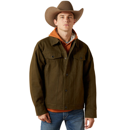 Ariat Men's Canvas Rancher Jacket - Desert Sand