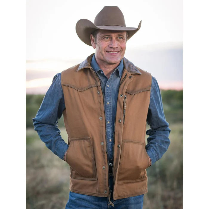 STS Men's Ranchwear Canvas Vest - Owen