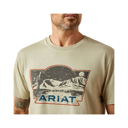 Ariat Men's Short Sleeve Stamped Landscape Tee Shirt - Elm