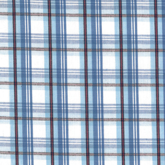 Wrangler Men's Classic Relaxed Fit Long Sleeve Shirt - Blue