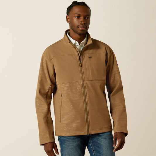 Ariat Men's Vernon Softshell Jacket - Khaki Southwest