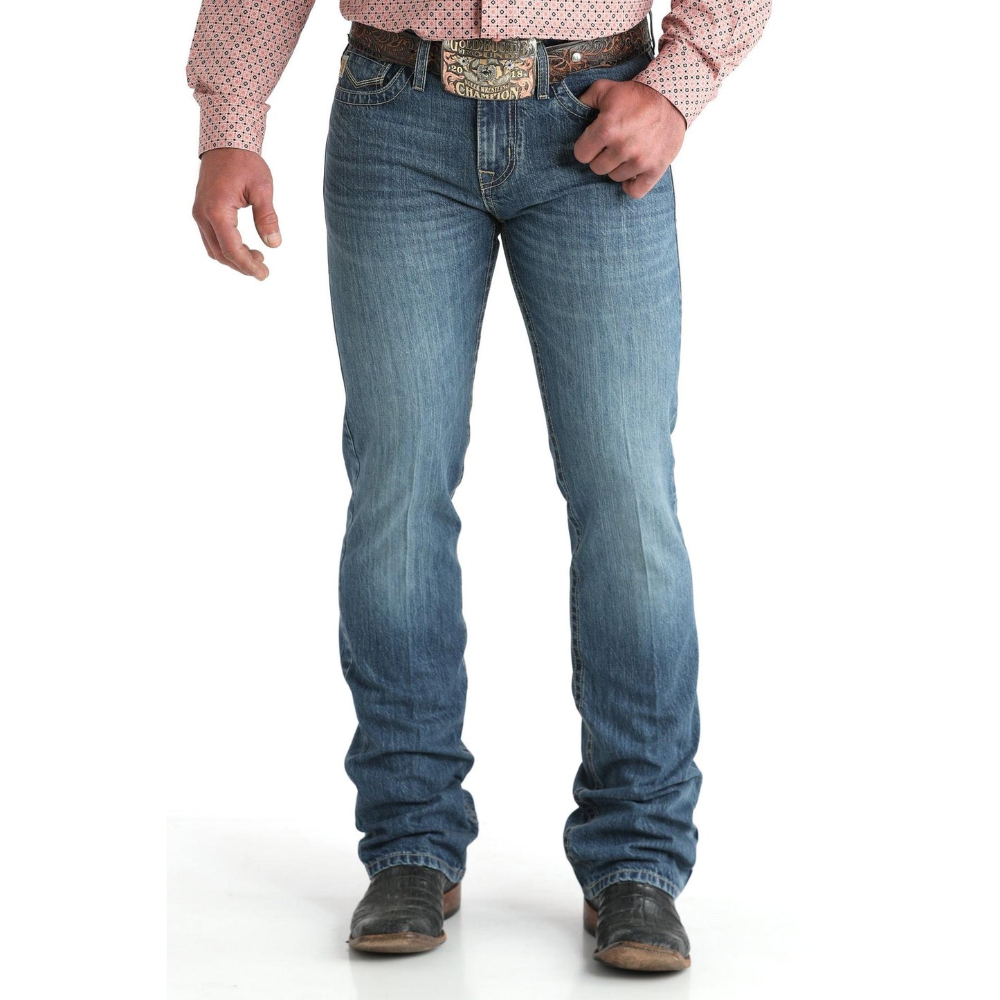 Cinch Men's Ian Medium Stone Jeans