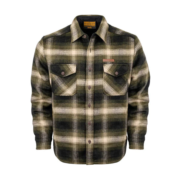 STS Men's Haskell Wool Jacket - Green Plaid
