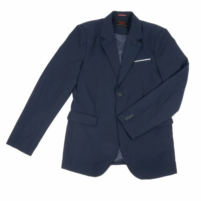 Rock & Roll Men's Solid Pique Sportscoat - Navy