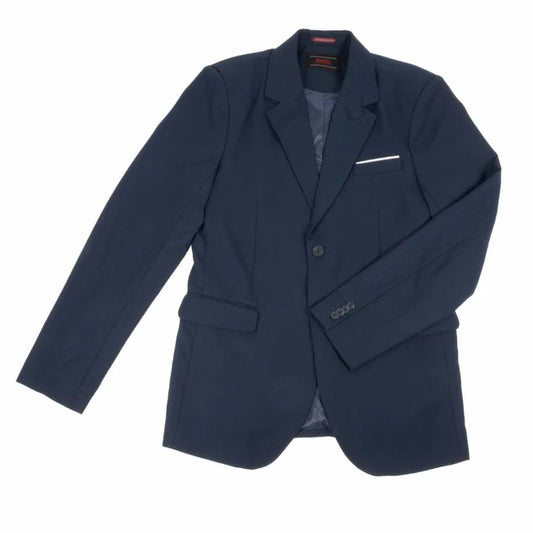 Rock & Roll Men's Solid Pique Sportscoat - Navy