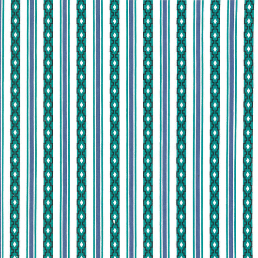 Wrangler Men's George Strait Collection One Pocket Long Sleeve Shirt - White/Teal