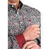 Cinch Men's Long Sleeve Print Shirt - Navy - Irvine Tack & Western Wear