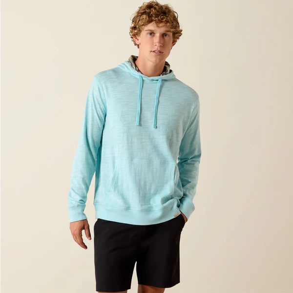 Ariat Men's Lightweight Retro Long Sleeve Hoodie - Aquatic