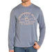 Panhandle Men's Slim Long Sleeve Graphic Tee-Shirt - Heather Navy