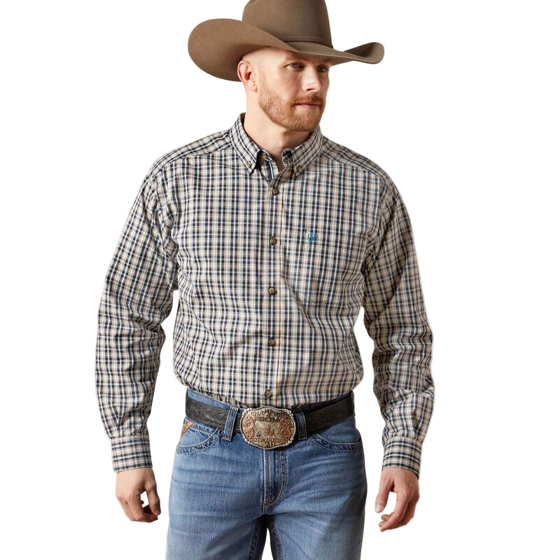 Ariat Men's Pro Series Tex Classic Fit Long Sleeve Shirt - Black