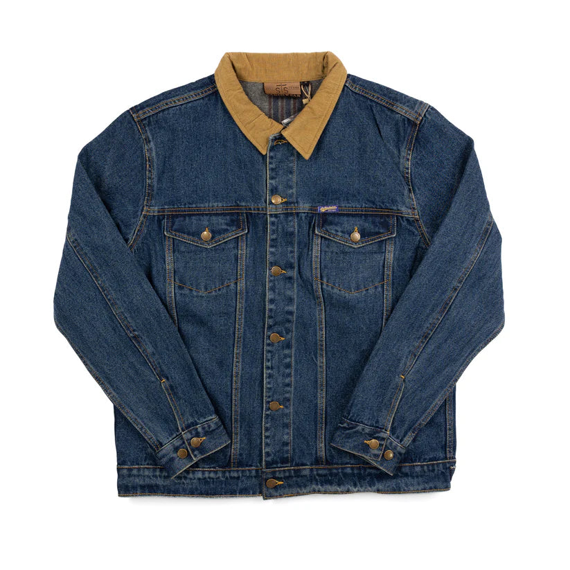 STS Men's Price Wool Lined Denim Jacket - Stone Wash