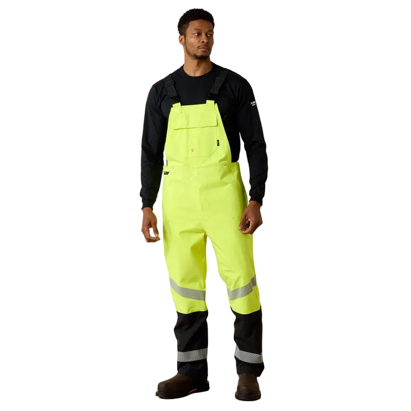 Ariat Men's FR Hi Vis Waterproof Bib - Hi Vis Yellow