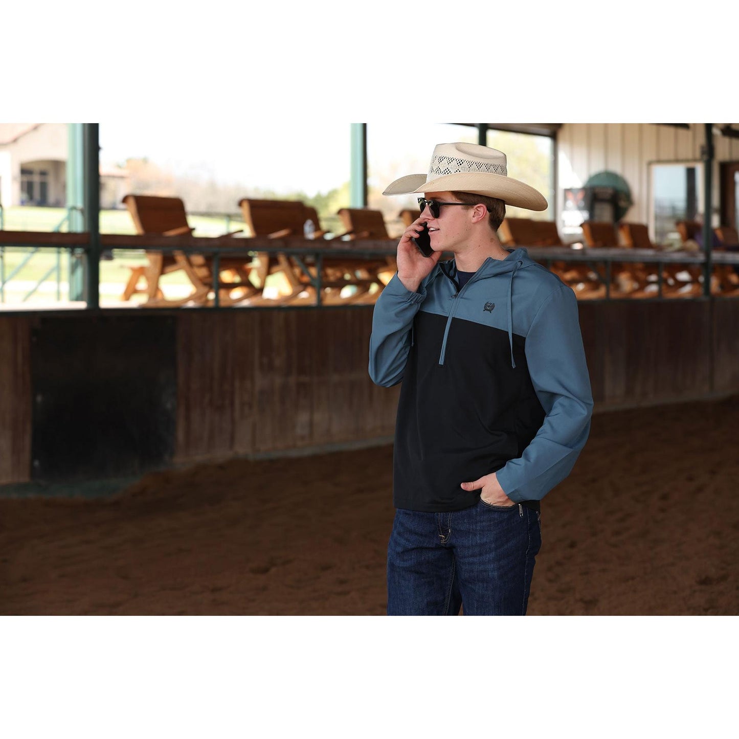 Cinch Men's Long Sleeve Hoodie - Multicoloured