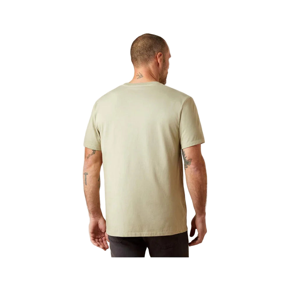 Ariat Men's Short Sleeve Stamped Landscape Tee Shirt - Elm