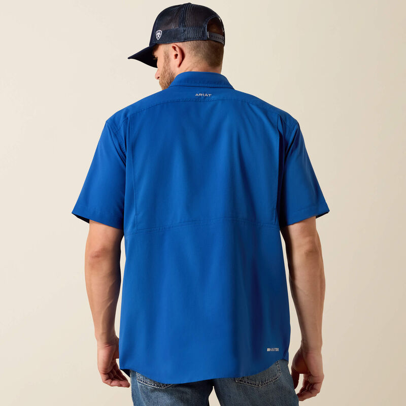 Ariat Men's Venttek Classic Fit Short Sleeve Shirt - Blue Quartz