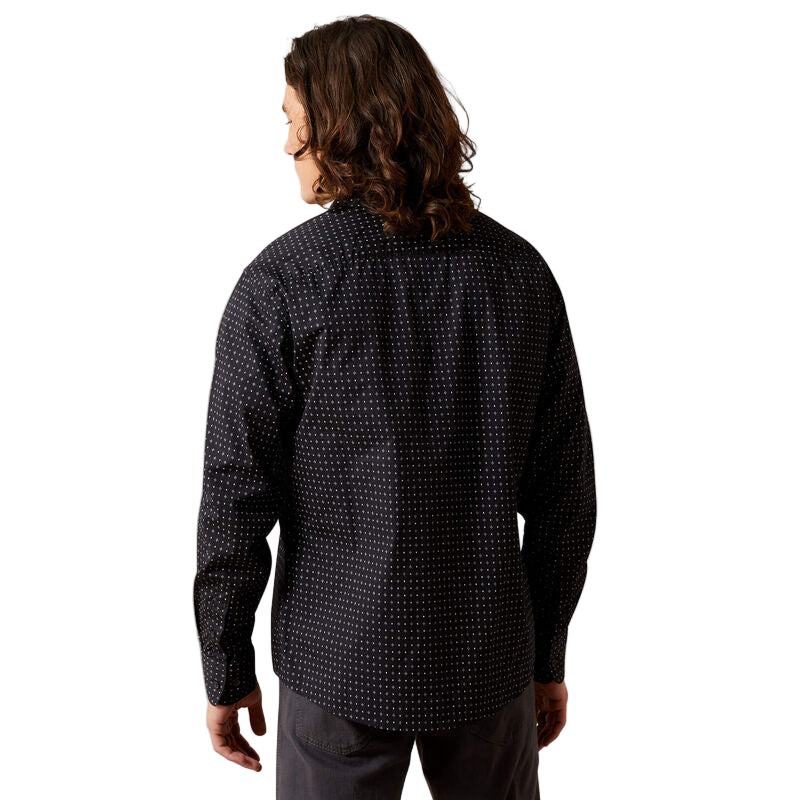 Ariat Men's McClain Modern Fit Long Sleeve Shirt - Black