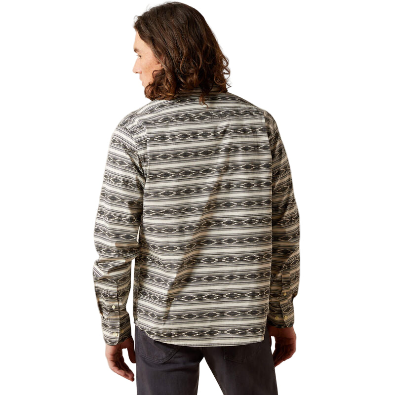 Ariat Men's Matias Modern Fit Long Sleeve Shirt - Beige