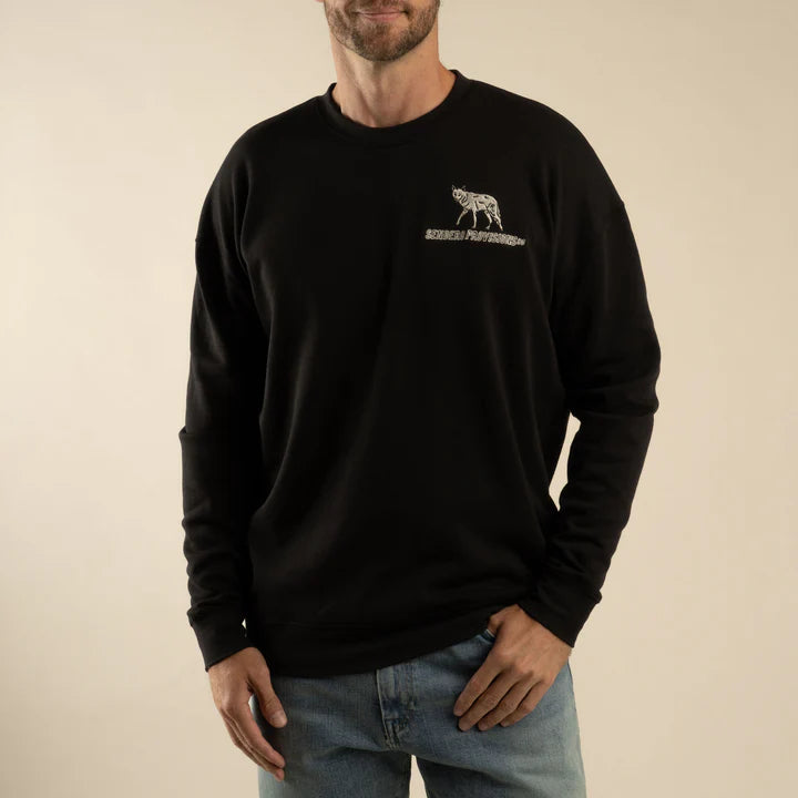 Sendero Men's Solitario Long Sleeve Sweatshirt - Black