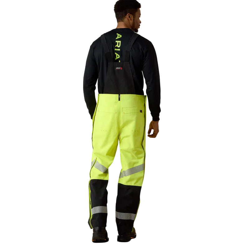 Ariat Men's FR Hi Vis Waterproof Bib - Hi Vis Yellow