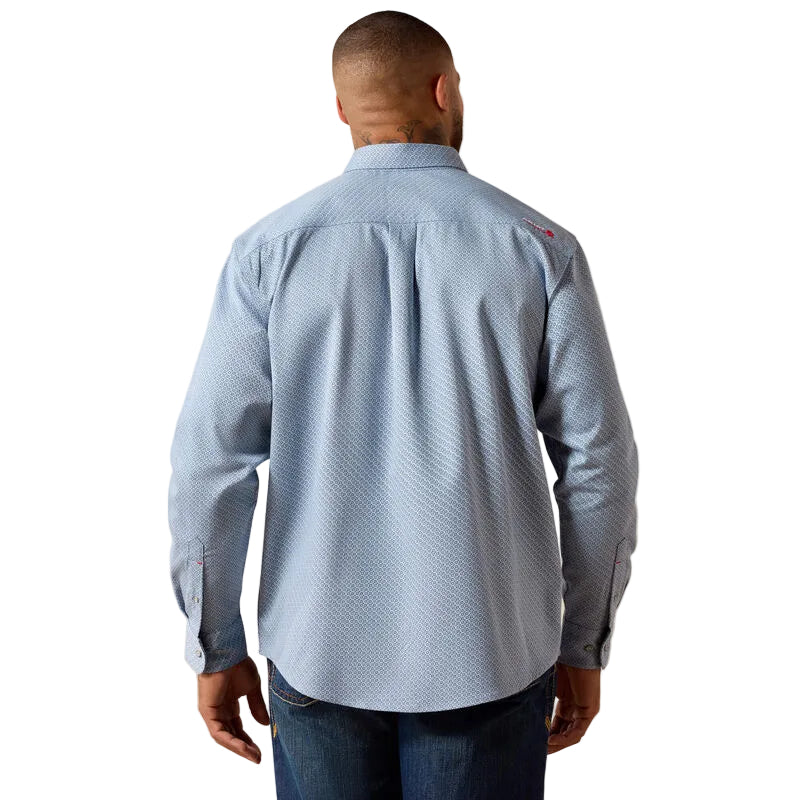 Ariat Men's FR Mantle Long Sleeve Work Shirt - Dusty Blue