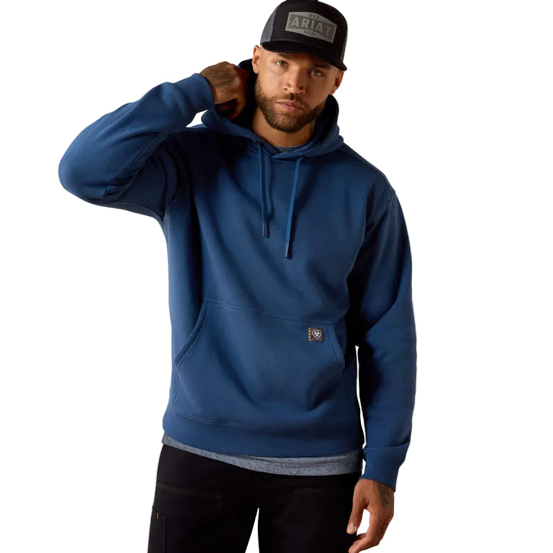 Ariat Men's Rebar Lightweight Workhog Hoodie - Dark Denim