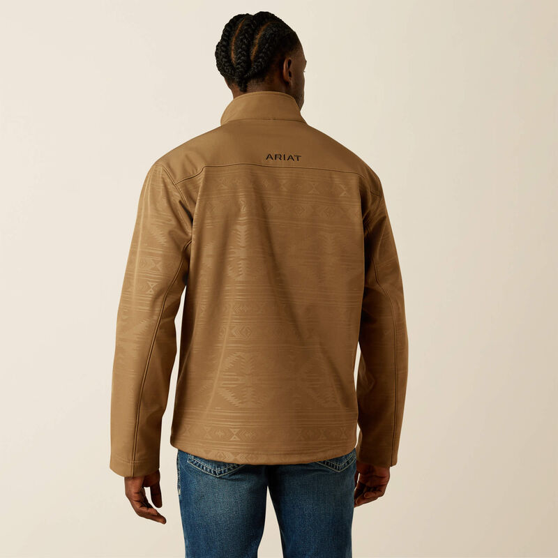 Ariat Men's Vernon Softshell Jacket - Khaki Southwest