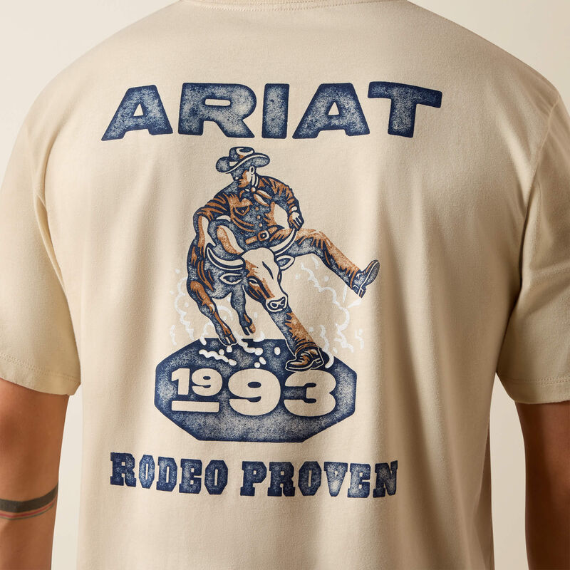 Ariat Men's Proven Stamp Classic Fit Tee Shirt - Natural