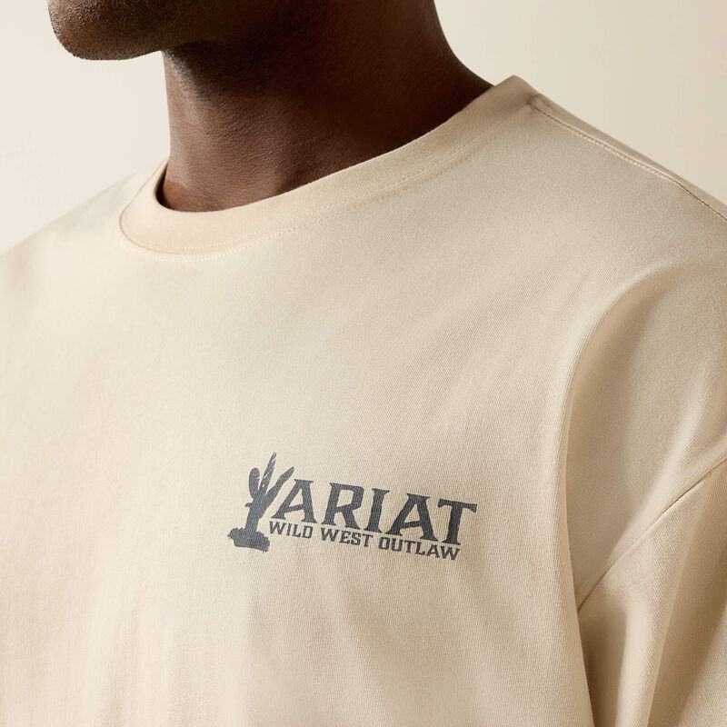 Ariat Men's The Wicked Boxy Tee Shirt - Sandshell - Irvine Tack & Western Wear