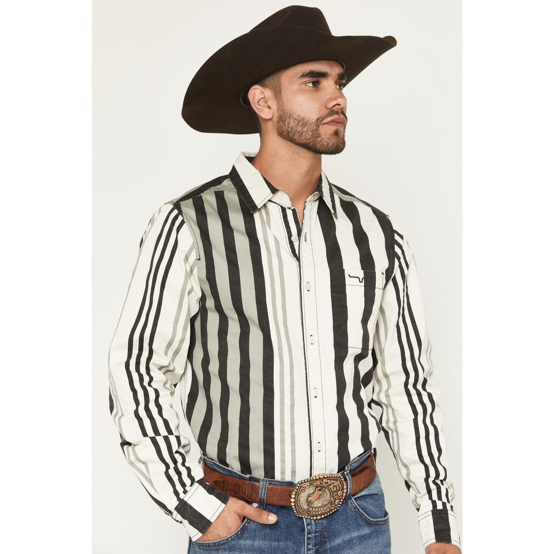 Kimes 1992 Long Sleeve Striped Dress Shirt - Multiple Combinations - Irvine Tack &amp; Western Wear